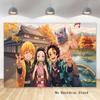 Anime Demon Slayer Photo Backdrop Children's Birthday Party Decor Banner Scene Arrangement Photography Background Studio