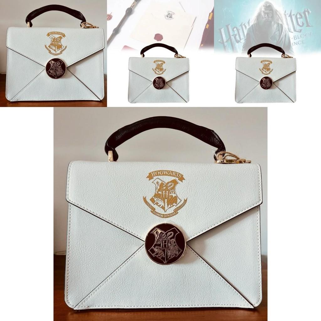 Stylish Hogwarts Inspired Themed White Pu Envelope Shoulder Bag For Trendy Everyday Use