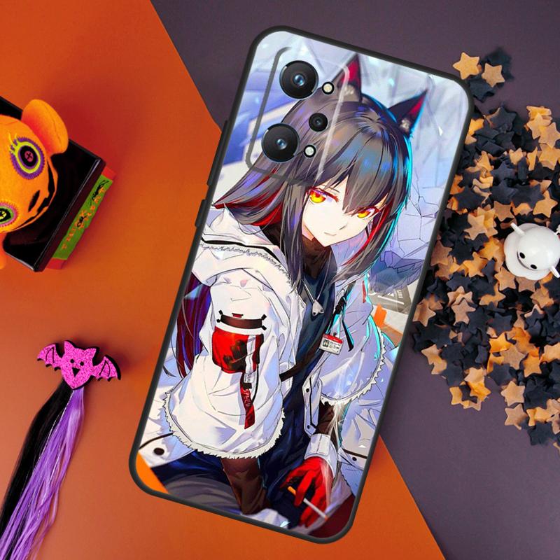 Texas Arknights For Realme GT Neo 5 3 2 C55 C35 C33 C31 C30 C25 C21Y C15 C11 Realme 10 8 9 11 Pro Plus Case