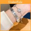 Elegant Silver Floral Stainless Steel Bangle With Electroplated Finish For Daily Wear