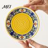 Płytka do tarcia czosnku, Ceramiczna miska do mielenia, Ręczna tarkka do imbiru i owoców, Naczynie kuchenne, Wszechstronna taca do przygotowywania, mieszania i serwowania, Nowoczesne minimalistyczne narzędzie