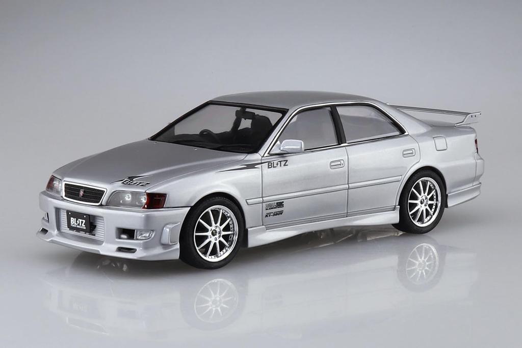Aoshima Bunka Kyozai The Tuned Car 79 Blitz JZX100 Chaser Tourer V Plastikmodell (AOSHIMA) Nein. 1/24 '96 (Toyota)