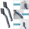 1PC Tidy Bathroom Gap Brush Window Crevice Dirt Clamp Cleaning Tools Dust Brush Groove Plastic Multifunctional