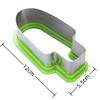 Creative Watermelon Slicer Ice Cream Shaped Fruit Platter Mold Stainless Steel Slicing Tool Portable Fast Kitchen Fruit Tools
