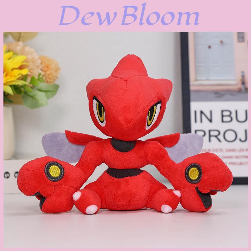 Small Plush Toy 16cm Red Mantis Cartoon Animal Figure For Kids Collectors