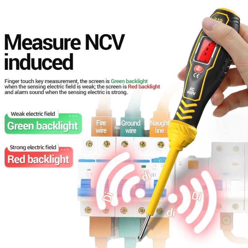 Industrial Tester Pen Buzzer Alarm Test 30-1000V Detector Meter Voltmeter Diagnostic Breakpoint Finders Tool Testing