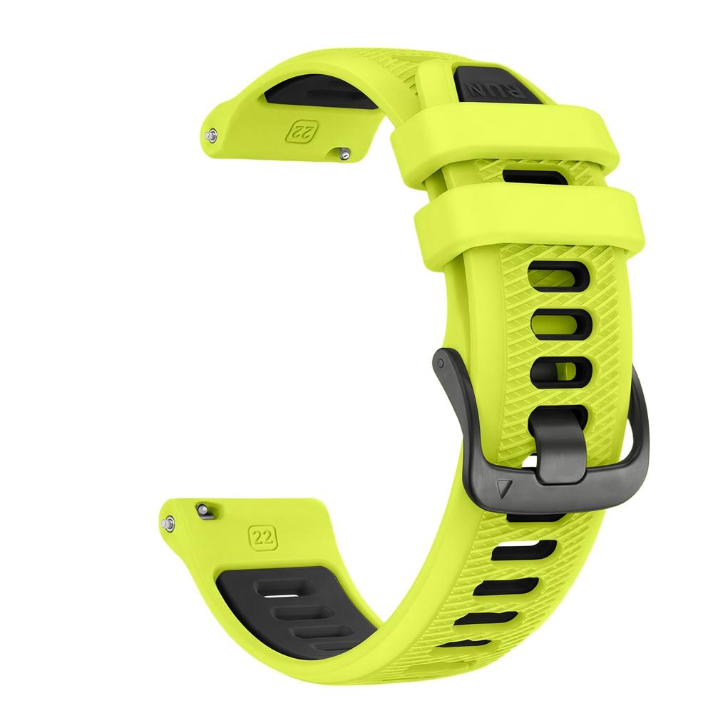 Two-tone Silicone Watch Strap For Garmin Forerunner 265 255 Music 570 47mm/Venu 4 3 2 45mm/Vivoactive 4 Watch SmartWatch bands