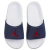 New JORDAN Jumpman Slide Midnight Navy White Gym Red FQ1598-402