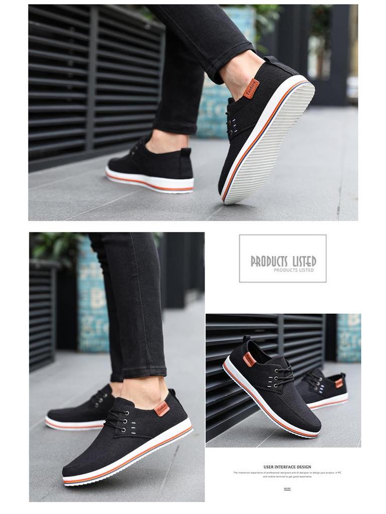 Summer Large Size Linen Lace-Up Casual Shoes for Outdoor Sports