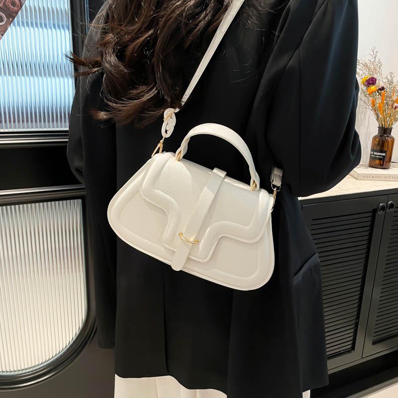 Women Fashion Simple Niche Design Square Small Shoulder Crossbody Bag For Daily Commute