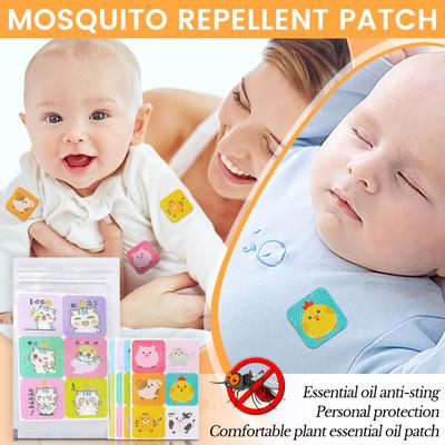 Plant Oil Mosquito Repellents And Antis Mosquito Ding Sticker Summer Household Outdoor Children's Student Cartoon Sticker