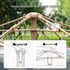OEING Automatic Blackout Camping Tent with Integrated Canopy