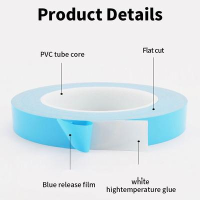 Nastro Termoisolante 25m, Nastro Isolante per Dissipazione del Calore, Nastro Termico Bifacciale per Chip, Striscia LED, Dissipatore di Calore