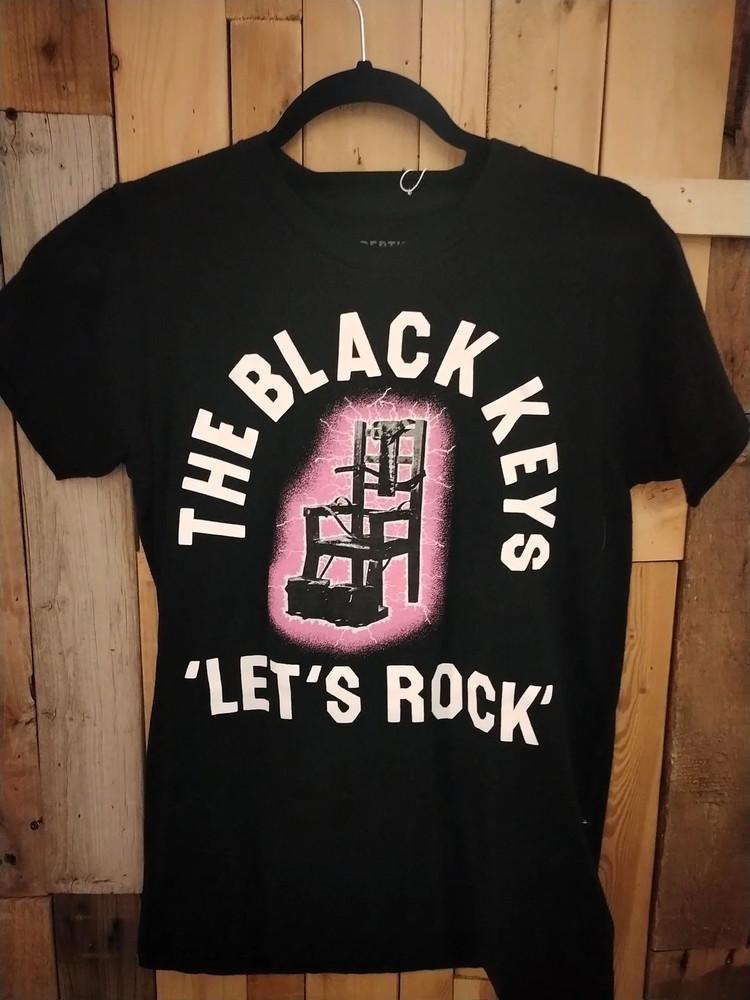Rare! The Black Keys Band Let s Rock Shirt Unisex Concert S to 5XL MQ402 Unisex T-Shirt S