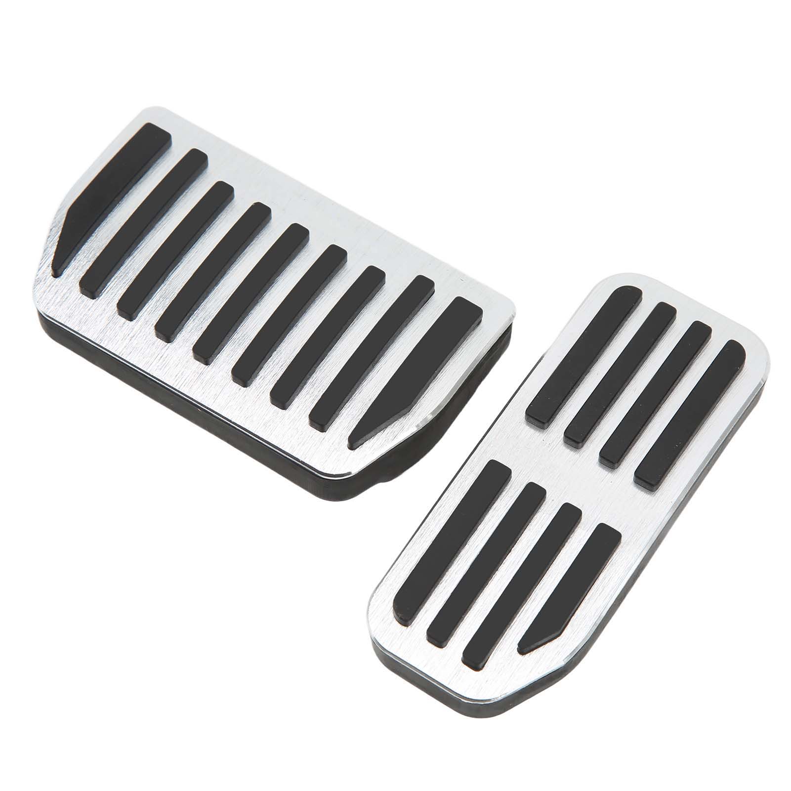 

Brake Accelerator Foot Pedal Set Non Slip Aluminum Alloy Replacement for Jaguar F E I PACE XE XF