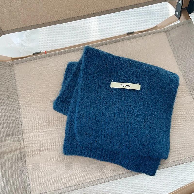 1-8Years Wool Versatile Children's Scarf Autumn and Winter Knitted Warm Scarves for Boys and Girls Trendy Windproof Headscarf