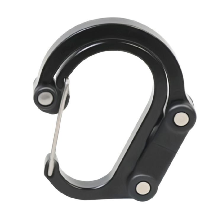 Aluminum Alloy D Shape Buckle, Multifunctional Carabiner Clip Buckle Outdoor