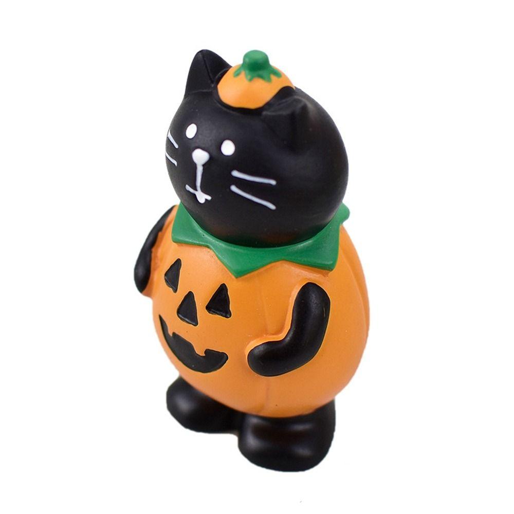New Resin Halloween Ornaments Ghost Craft Miniature Scene Props Creative Cute Desktop Decorations Halloween
