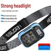 High Lumen LED Headlamp for Climbing & Fishing - Long Battery Life, Strong Light, Motion Sensor.