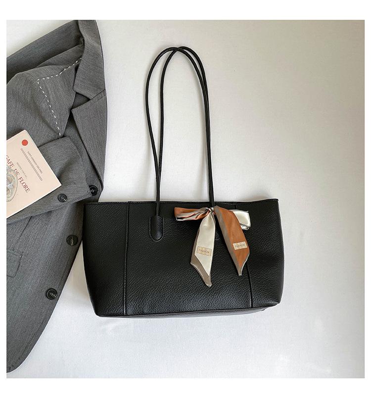 Women's 2026 Stylish Versatile Large Tote Bag - High-End Feel for Work & Casual Wear