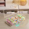 Hair Accessories Organizer Acrylic Storage Box Clear Hair Tie Organizer for Headband Cosmetic Storage Box Desk Jewelry Organizer