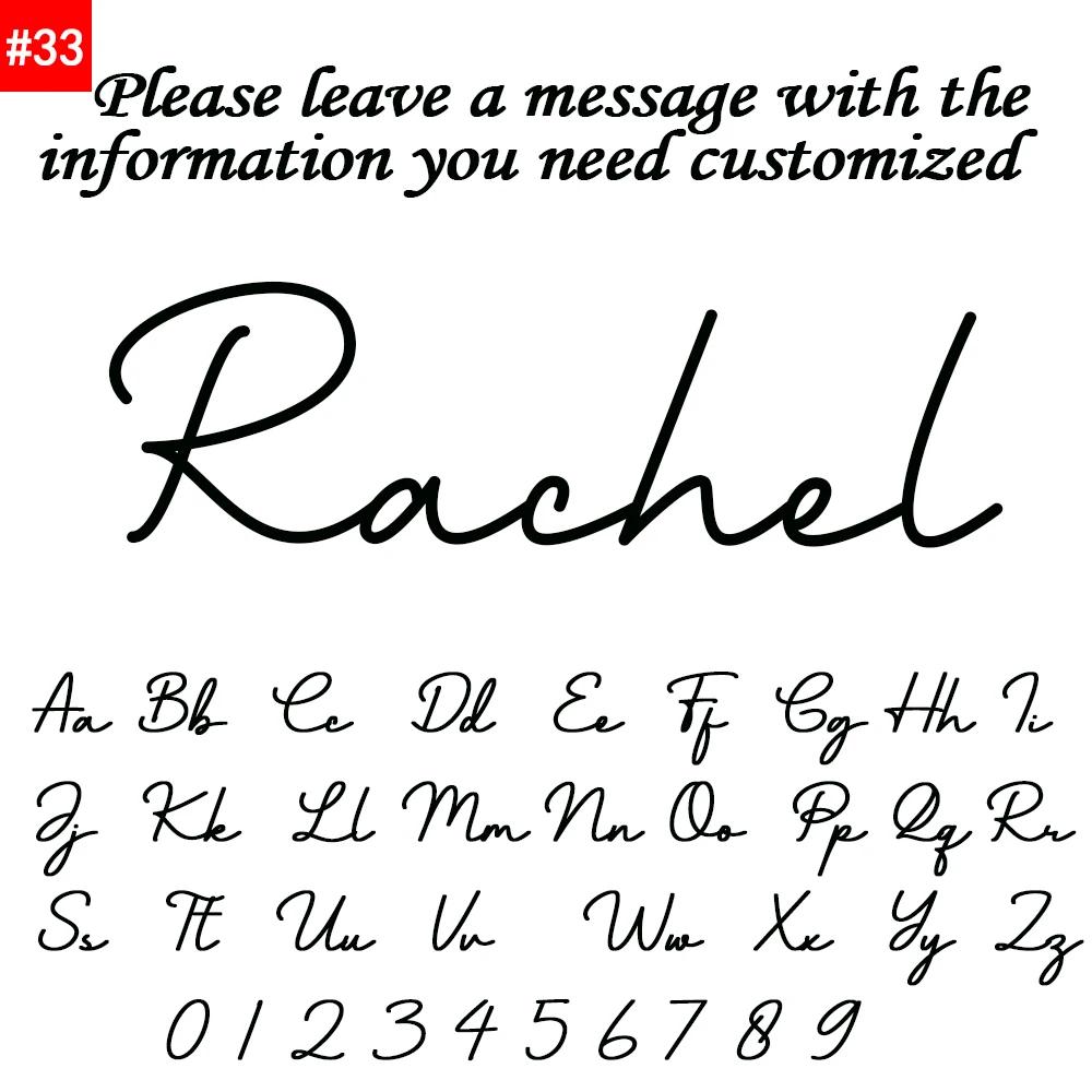 Custom Name Long Pendant Earrings Personalized Chains Ear Studs Custom Stainless Steel Letter Name Earrings Wedding Gifts