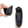 Small Inner Height Increase Nude Single Shoes Women's 2025 New Summer Bow Commuter Versatile Flat Ballet Shoes