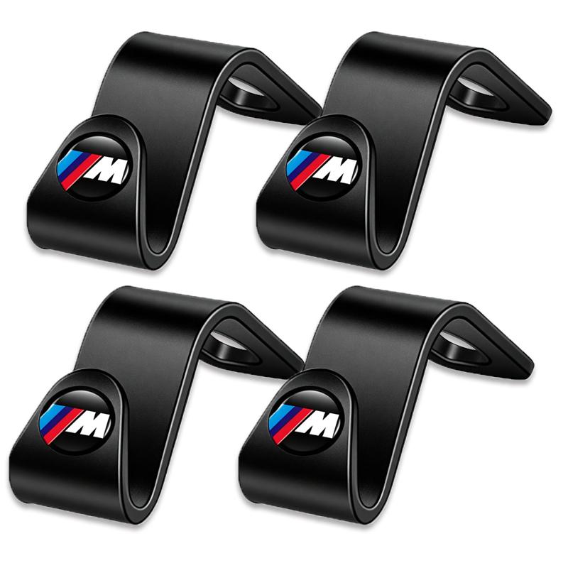 2/4pcs Car Seat Headrest Hook Storage Hanger Organizer Accessories For BMW M 1 3 4 5 6 7 Series M3 M6 F01 F02E34 E36 E70 F10 X3 CJ3