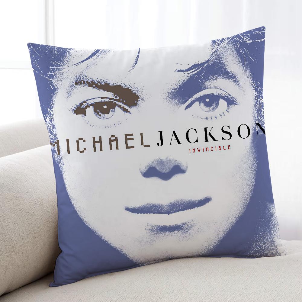 M-Майкл Джексон-ES Певец Наволочка для подушки Домашнее постельное белье Диван Гостиная Наволочка Простая Мягкая для кожи Наволочка Подарок на вечеринку 24x24Inch