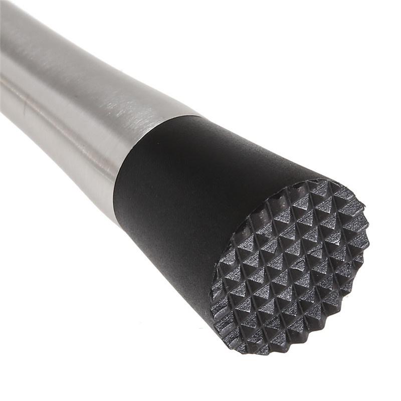 Stainless Steel Cocktail Muddler Bar Mixer Barware Mojito Cocktail DIY Drink Fruit Muddler