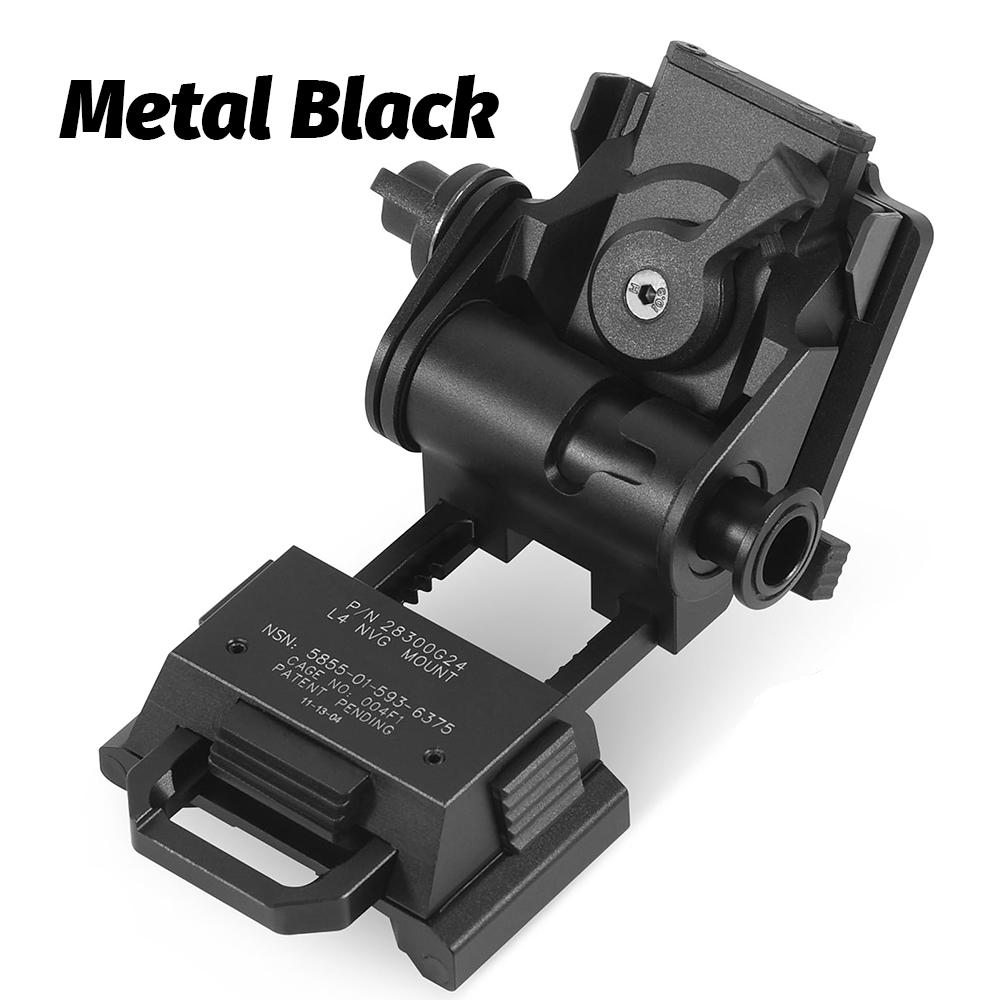 L4G24 NVG Helmet Metal/Nylon Mount Holder Night Vision Goggles Mount Outdoor Sport Tactical Helmet Bracket For PVS15/18