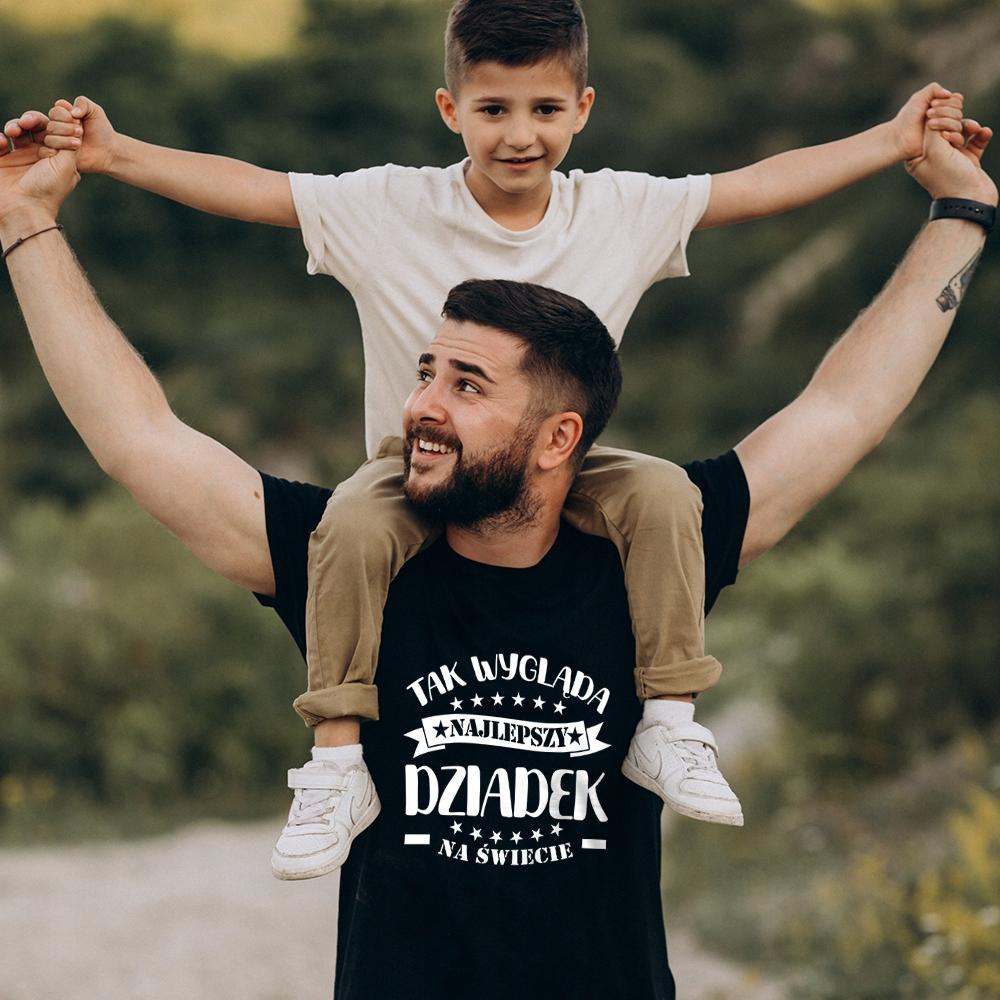Koszulka prezent na DZIEŃ DZIADKA TAK WYGLĄDA NAJLEPSZY DZIADEK roz. XXL