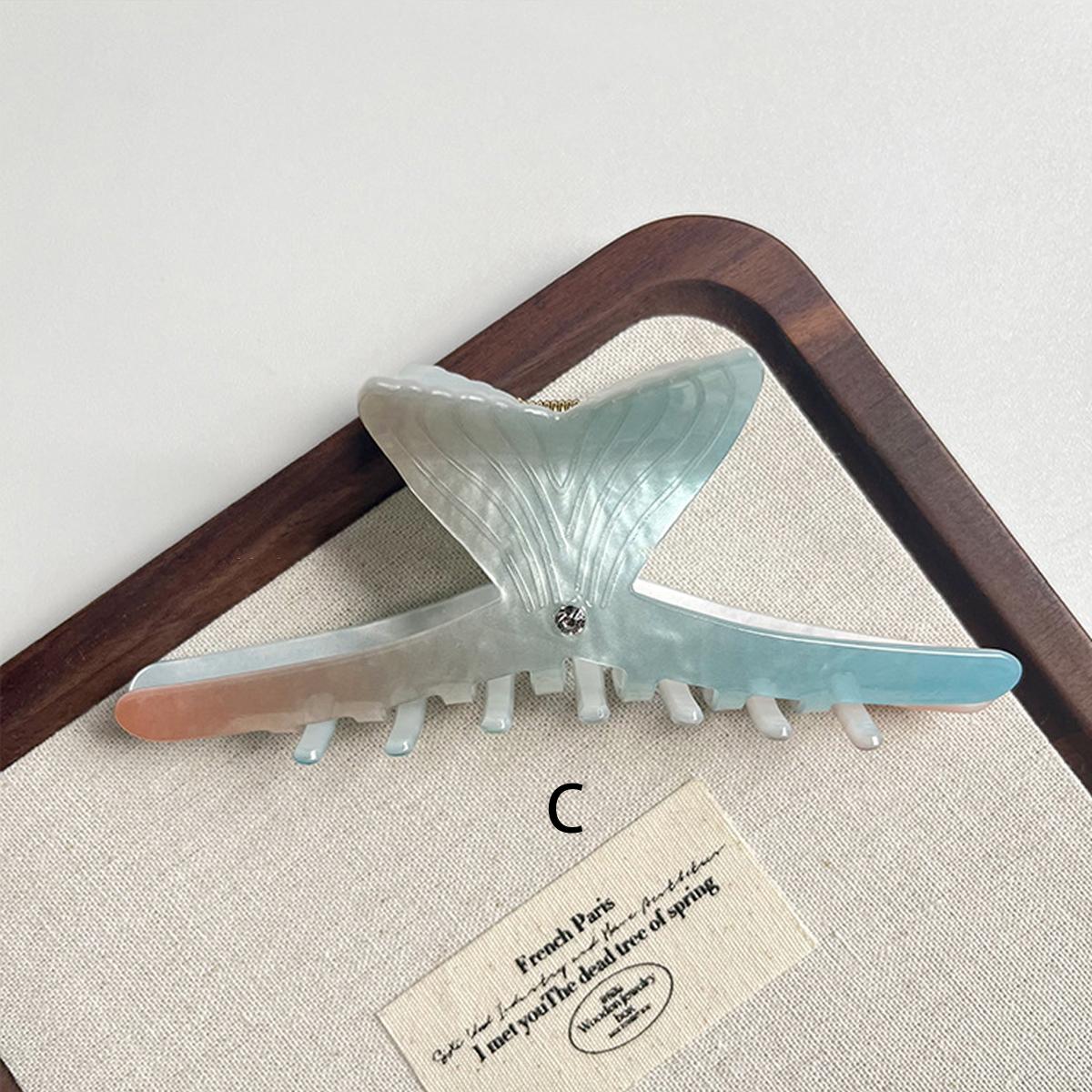 

1 шт. Заколка для волос у вигляді ракушки з серії «Океан» для дівчинки, нова французька шпилька для волосся високого класу для заднього пучка