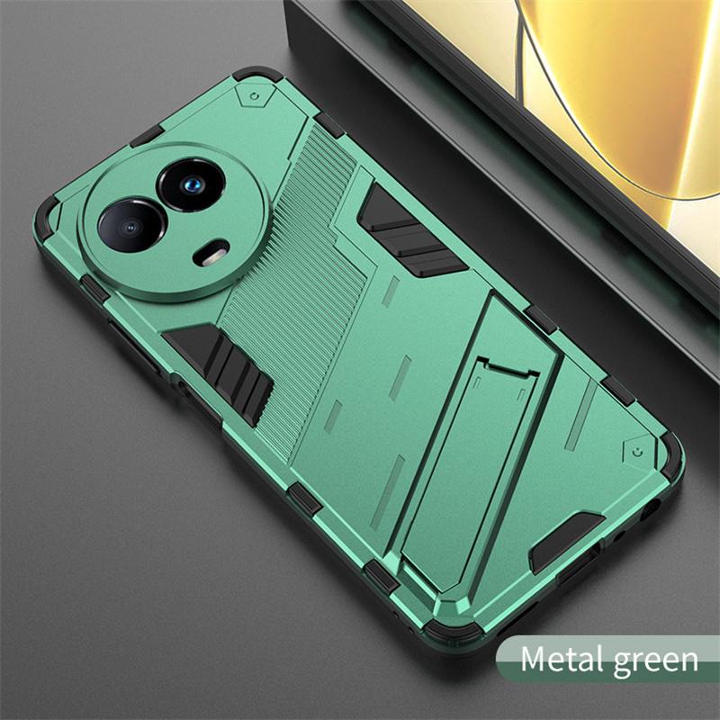 Pentru Realme 11 5G 2023 Huse Bumper Rezistent la Șocuri Armură Husă Telefon Pentru Realmi 11 Realme11 5G Suport Magnetic Auto Suport Spate