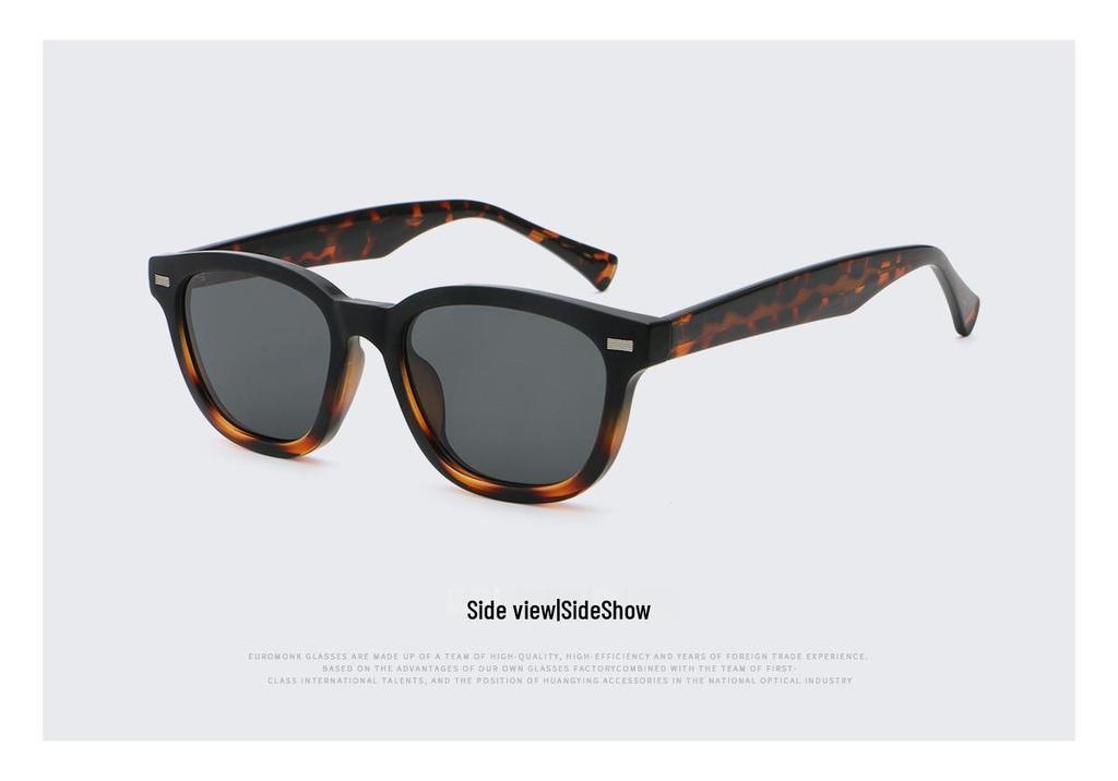 2026 Double Bridge Polarized Sunglasses - Large Frame for Men & Women, Face-Slimming, Lightweight Sun Protection