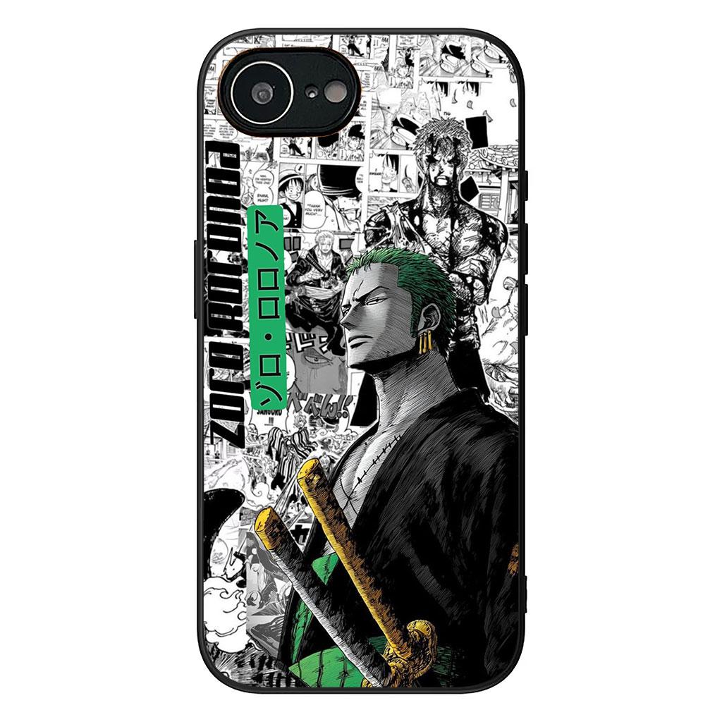 Cover for OPPO A54 A40 A60 A80 A18 A16 A17 A38 A78 A79 A57 A55 A3 Pro A96 A15 A12 Phone Case Luffy One Roronoa Zoro Piece Sanji