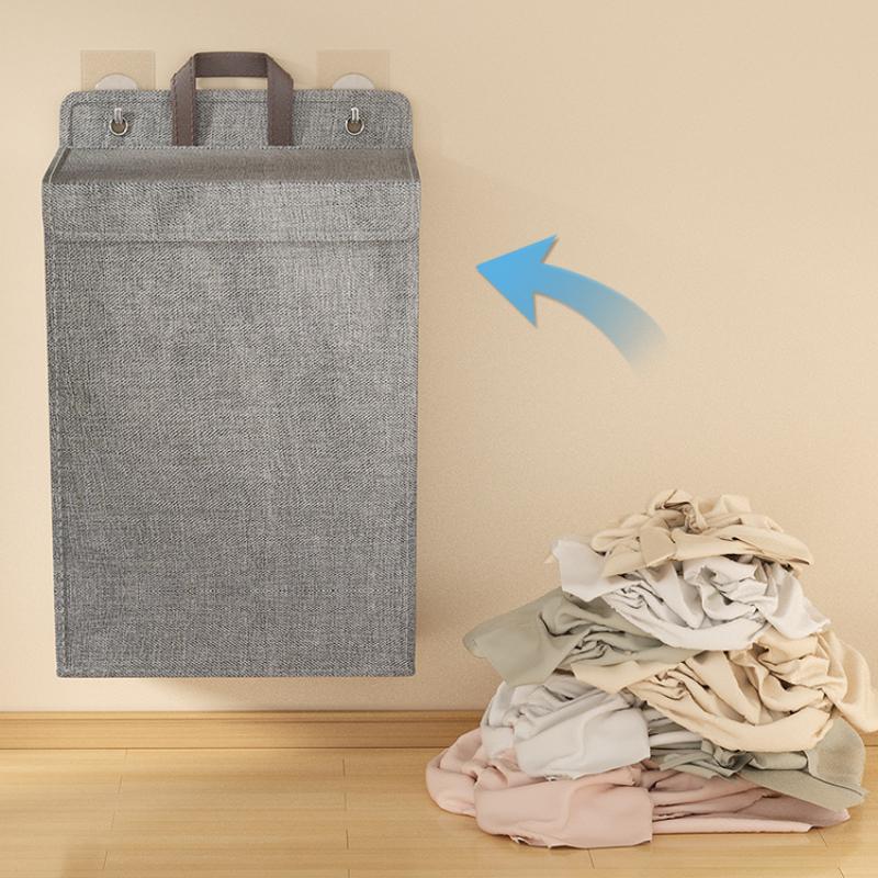 Wall-Mounted Laundry Baskets for Storing Dirty Clothes, Suitable for Bathrooms And Home Use. Providing Ample Space