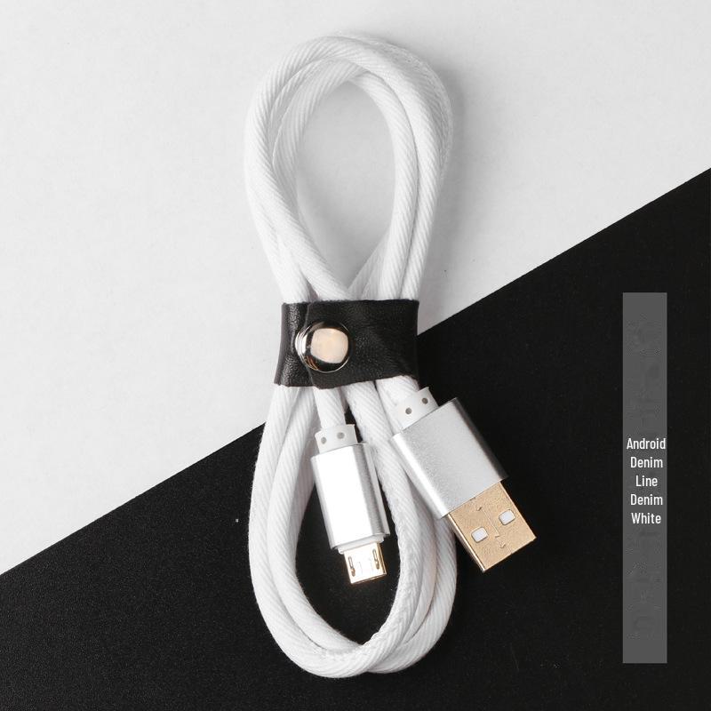 Apple, iPhone & Android Type-C Nylon Braided Charging Cable 2A