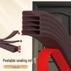 Self-Adhesive Soundproofing Door & Window Sealing Strip - Windproof, Insect-Proof, Anti-Theft Rubber Bumper