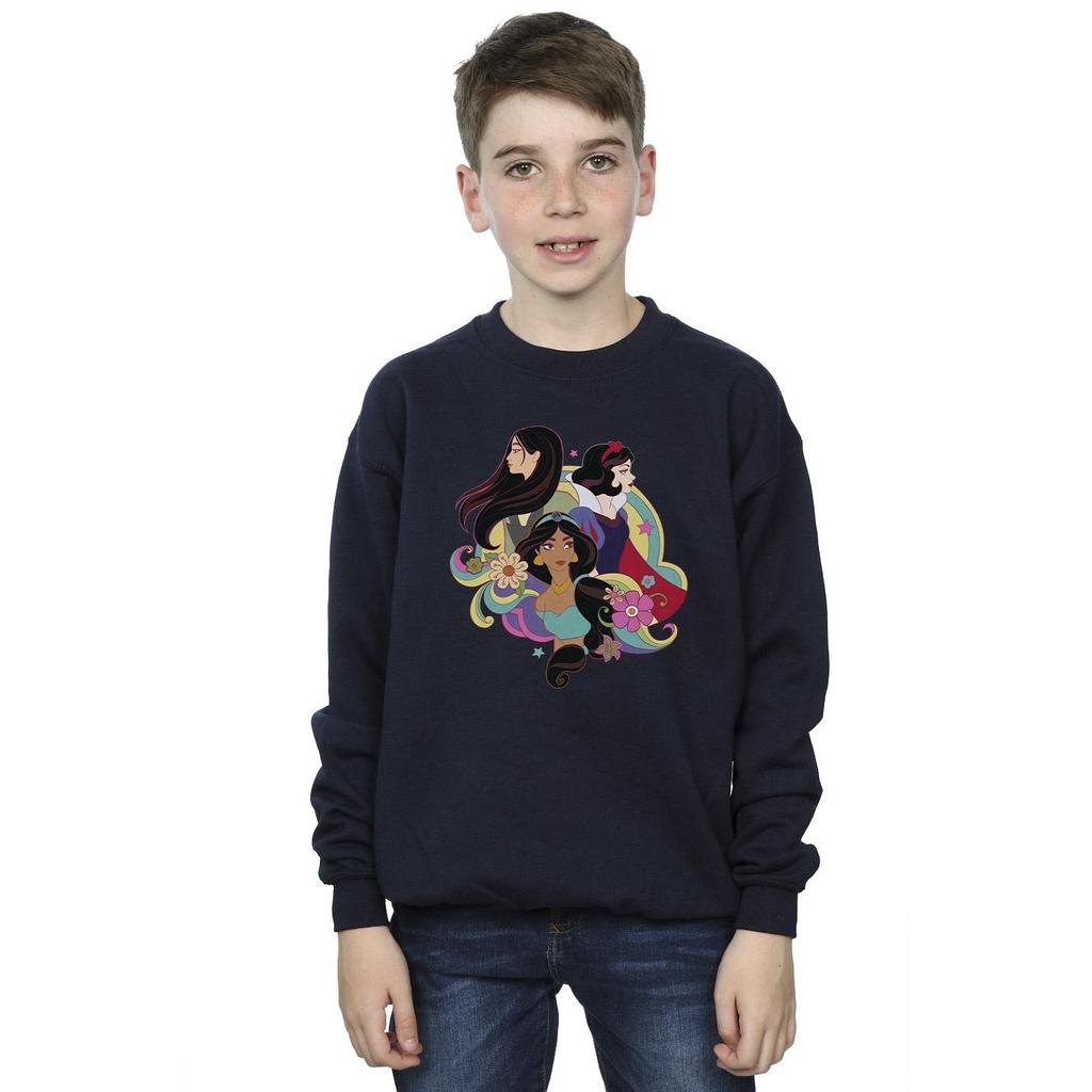 Disney Boys Princess Mulan Jasmine Snow White Sweatshirt