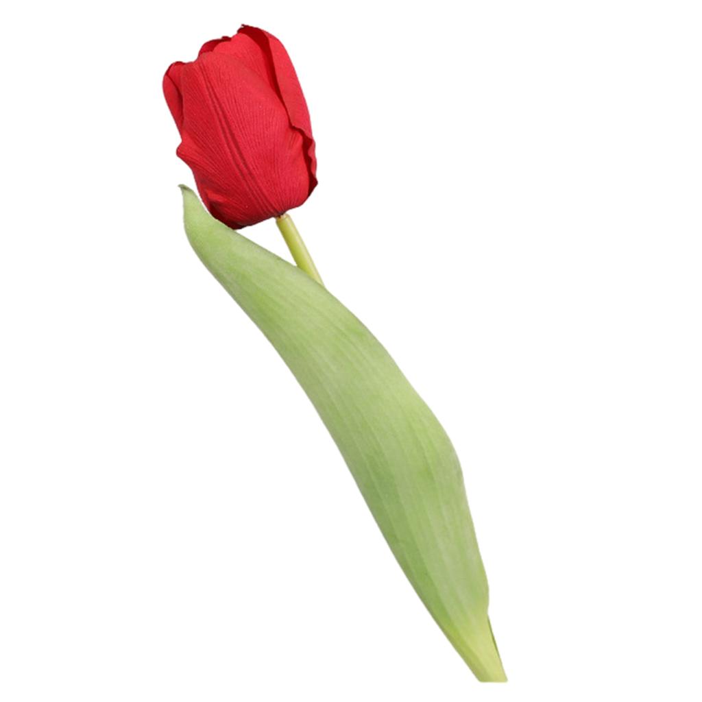 Yousheng Simulated Tulip 37cm Artificial Tulip Faux Silk Fake Tulip Flower Bulk for Vase Wedding Home Decor Spring Parties Mother's Day Gift
