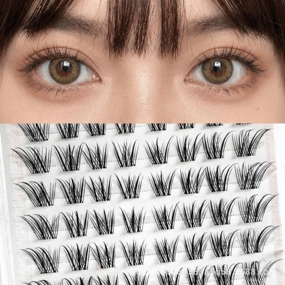 Handmade False Eyelashes New Chinese Style Fake Eyelash Eye Makeup Tools  Eye Lash Extension