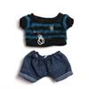 For 15-17cm Labubu Doll Clothes Fashion Clothes Hoodies Doll Clothes Color Match Hoodies Dolls Accessories Cute Decoration Little Cloths