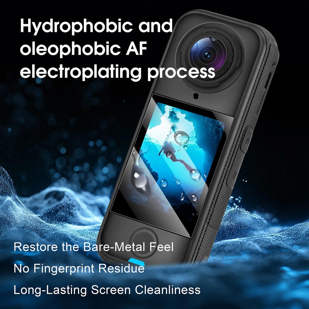 2PCS Tempered Glass for Insta360 X4 Air HD Screen Protector Anti-scratch Protective Films For Insta360 X4 Air Camera Accessories