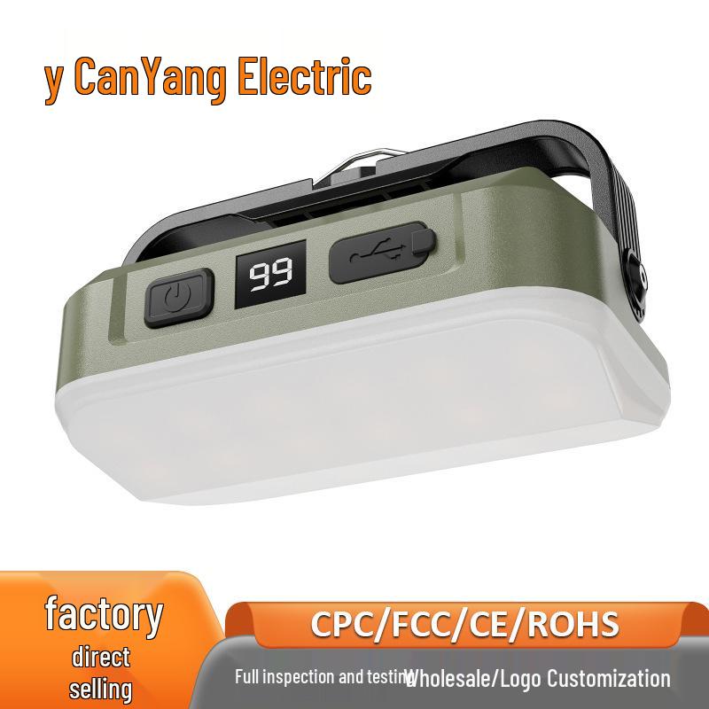 Cross-border Custom LED Camping Light: Long Battery Life, Multifunctional, Magnetic, and Perfect for Outdoor Atmosphere and Emergency Use.