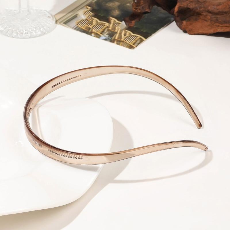 Pack Of 6 NonSlip Hairband With Grip Design Lightweight Plastic Resin Headbands For Women Girls Kids Multi Color Set