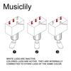 Musiclily Pro 3-Way Box-Type Toggle Switch for Electric Guitar, Chrome