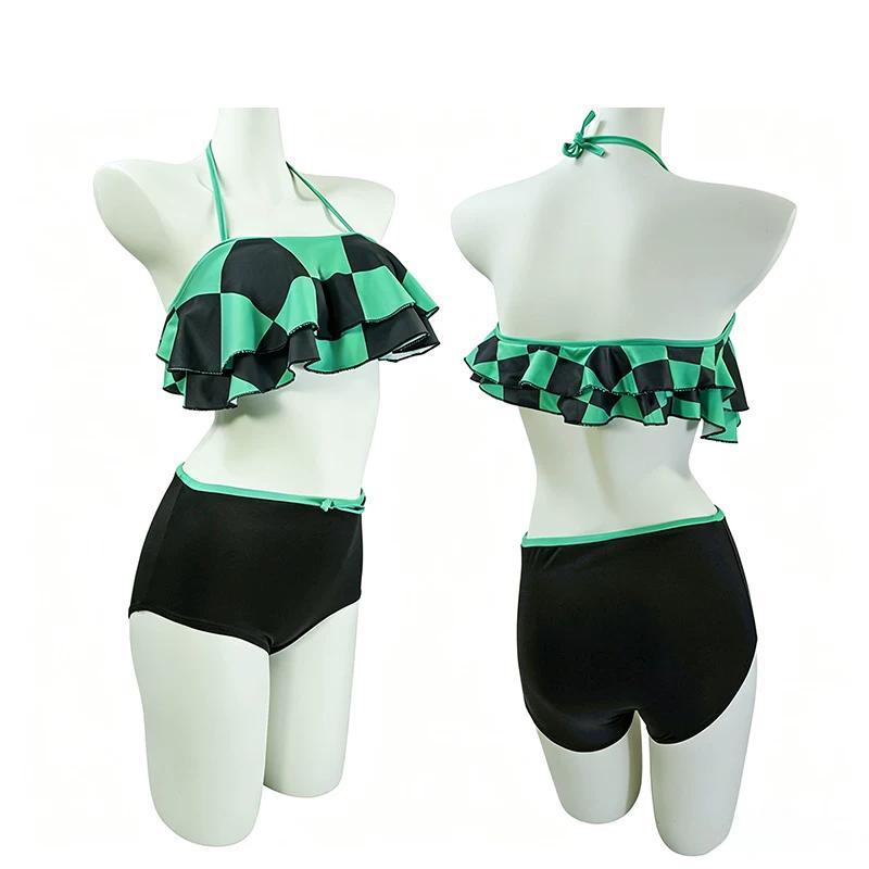 Demon Slayer Kaigaku Demon Slayer Corps Uniform Upper Rank Six Thunder Breathing Cosplay Set