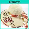 Summer Straw Sun Hat For Women With Wide Brim And Uv Protection For Beach And Outdoor Use