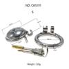 Stainless Steel CBQ Lock Penis Cage Chastity Device CB Chastity Lock False Mother Device Adult Toy Sex Tool